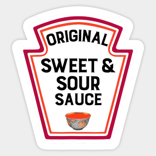 Halloween Costume Sweet And Sour Sauce Sticker